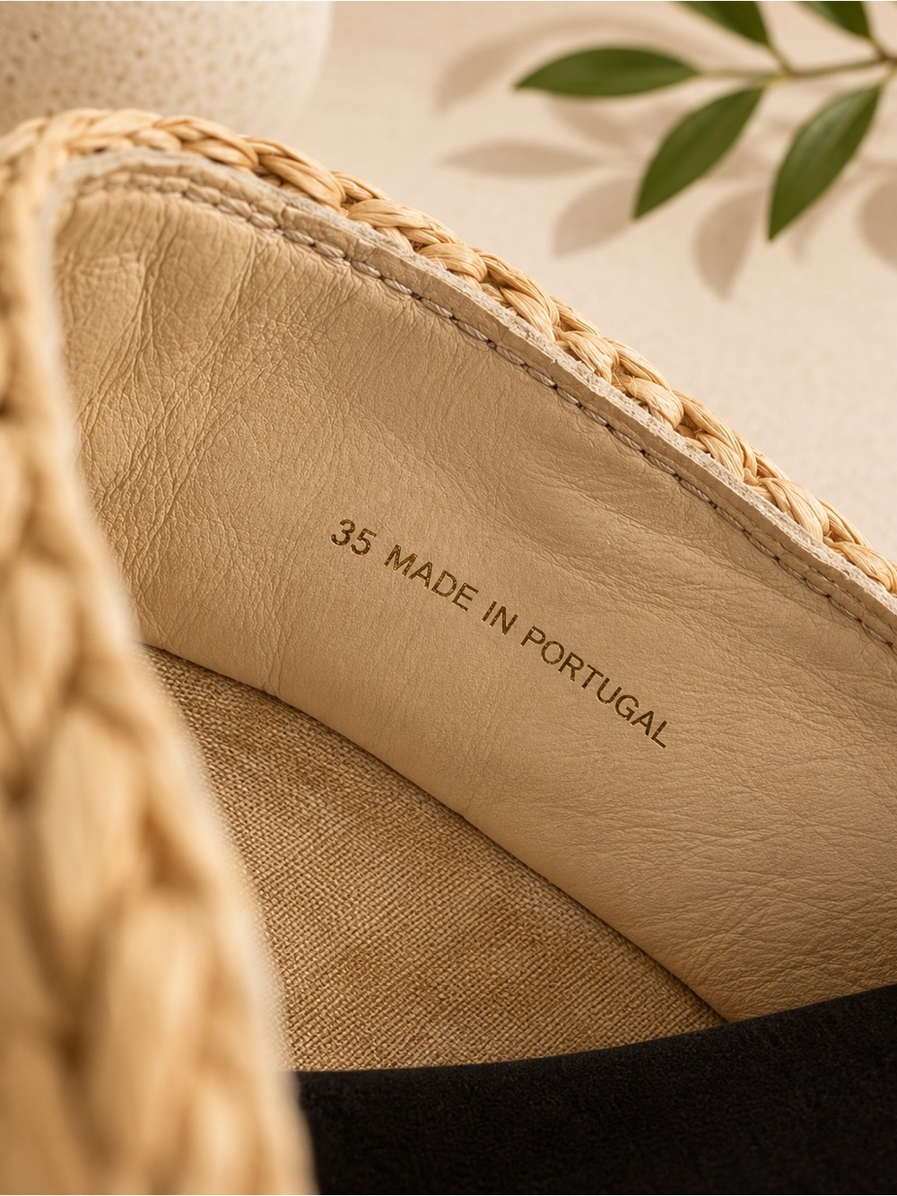 STAUD Dia Raffia Mule Size 35 NWOB Made in Portugal Woven Slides - Picture 11 of 11